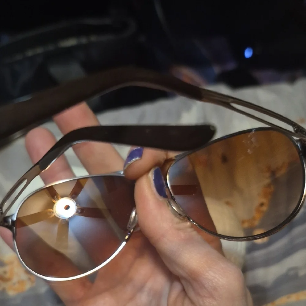 Oakley Brown Aviator Sunglasses - Picture 4 of 7